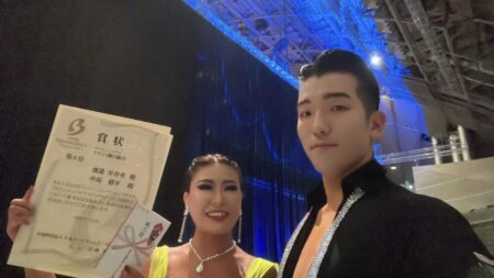 スーパージャパンお疲れ様でした！プロライジング・ラテン６位やりましたーーー😭✨